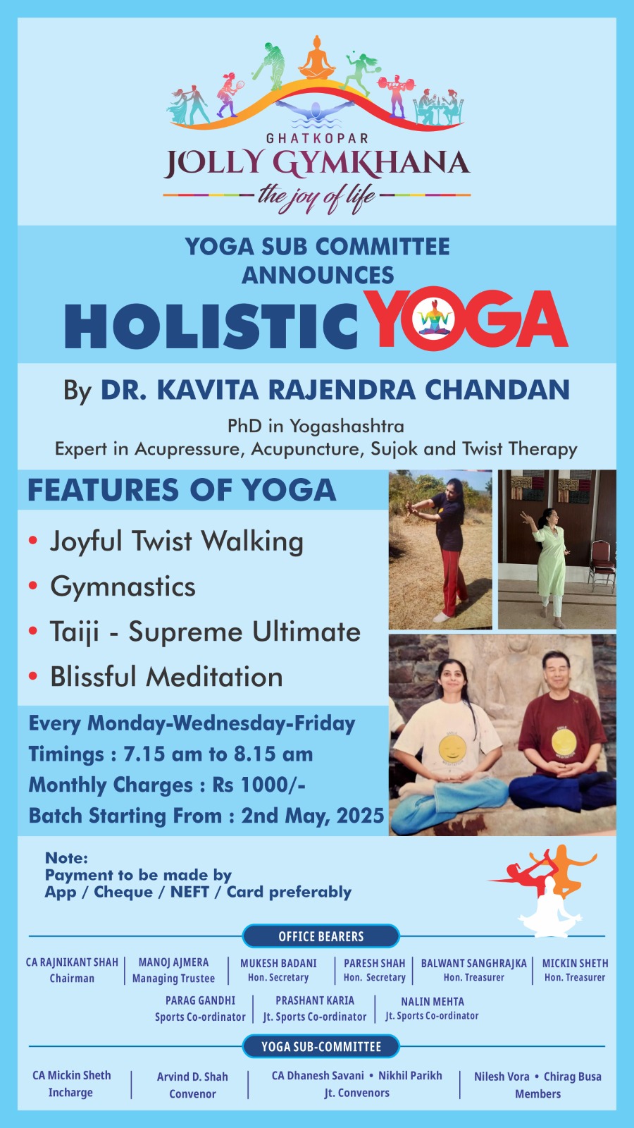 YOGA MAY 25