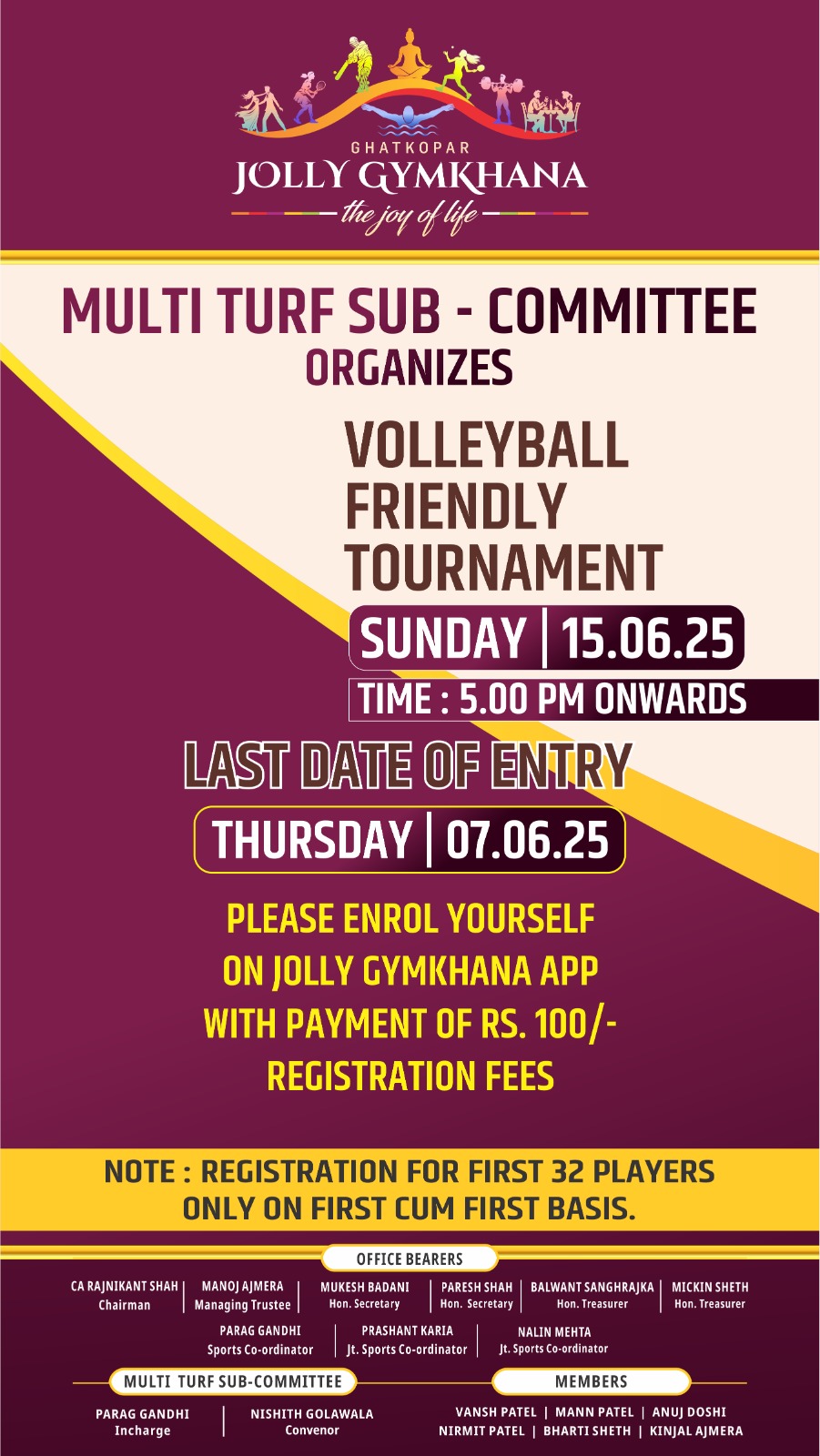 volleyball registration